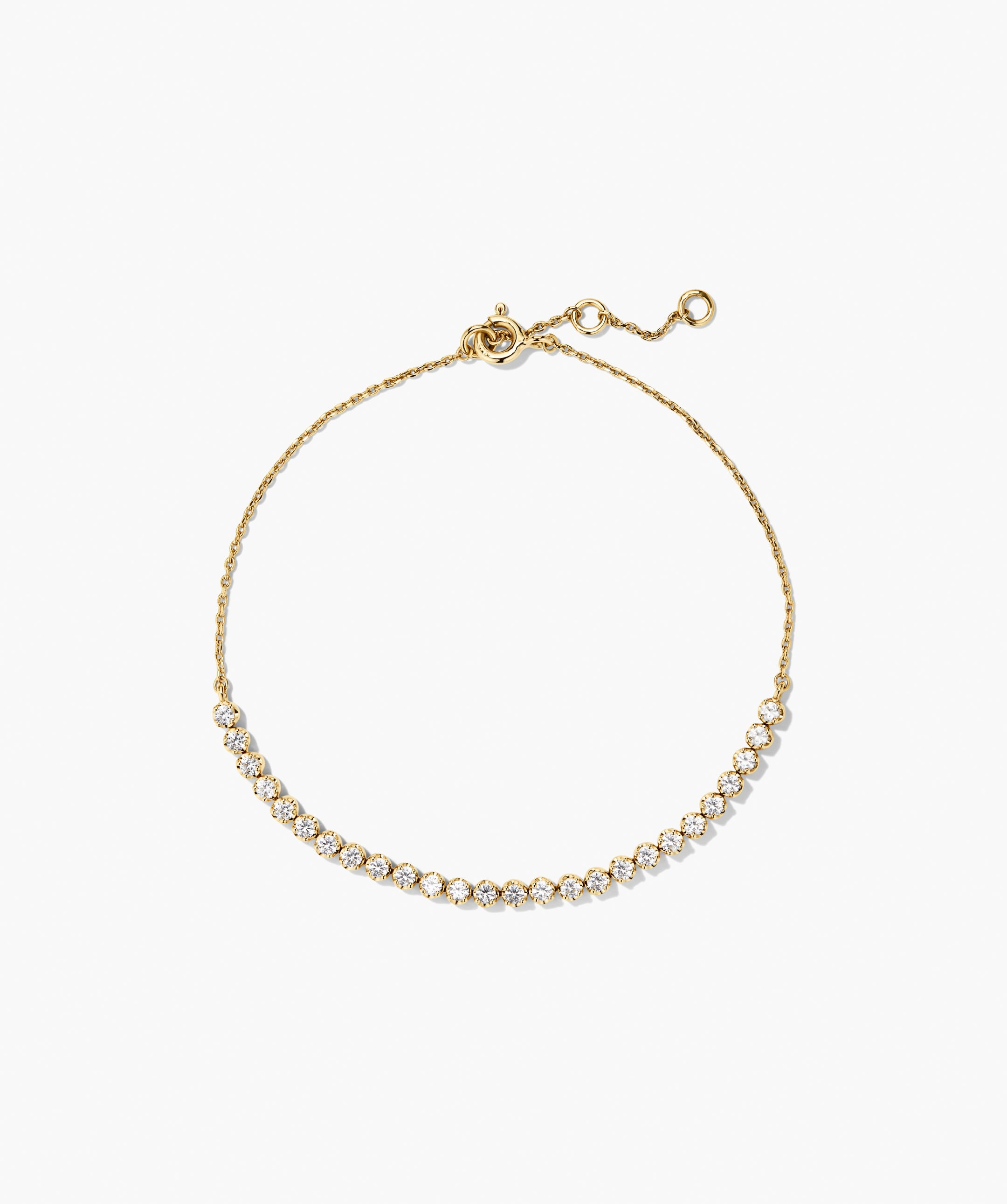Lab Grown Sapphire Half Tennis Bracelet | Mejuri Fine Crew