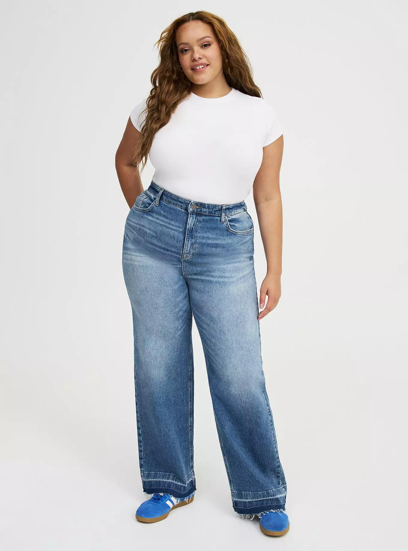 High-Rise Wide Leg Puddle Jean | Torrid (US & Canada)