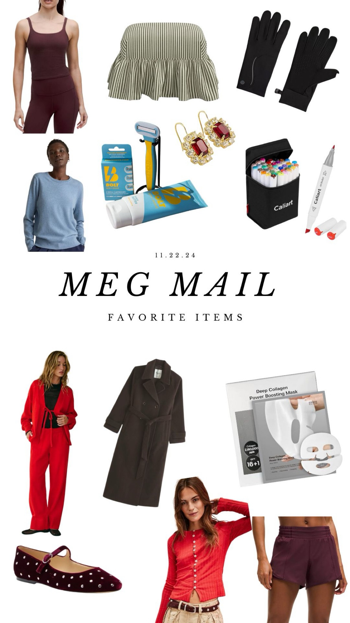 MEG MAIL | 11.22.24 
everything linked 🫶🏻

#LTKHoliday #LTKStyleTip