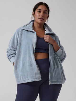 Double Cozy Karma Recover Bomber | Athleta