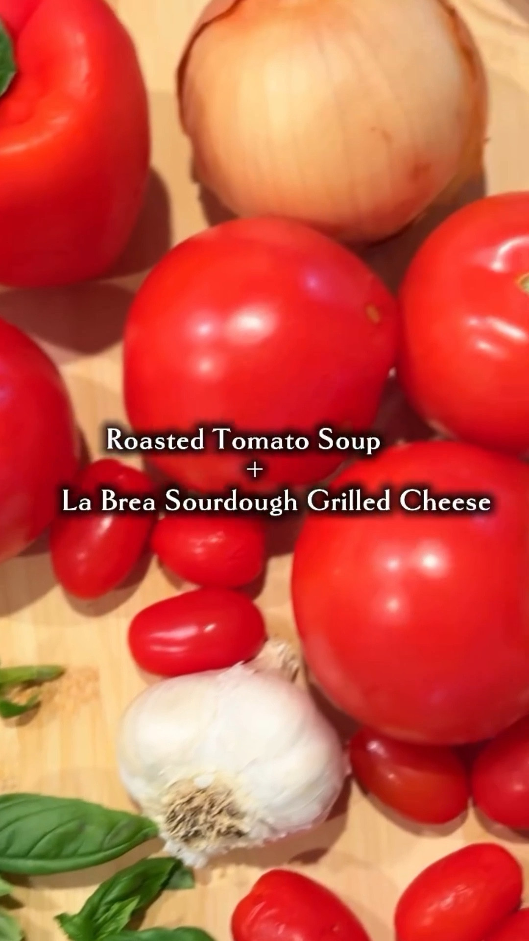 🍅My favorite cozy meal: roasted tomato soup paired with a garlic butter grilled cheese on @labreabakery sourdough. No preservatives & no additives just really good bread for everyday meals! 🧄

Recipe: 
Add tomato, red peppers, onions and garlic to a pan, add olive oil salt and pepper and roast for 30 minutes at 425 degrees. 

Let it cool and blend with vegetable broth, basil, Italian seasonings and chicken stock. Pour into a pot and add heavy cream and boil!

Garlic bread grilled cheese:

Combine softened butter, parsley and minced garlic. Add to sourdough and make your grilled cheese! I love using American cheese and mozzarella, but use whatever cheese you want! 

Oh and this delicious bread was bought at @harristeeter in the fresh bakery section! 🥖

#partnership #risingtothemoment #chshummingbirds #roadtedtomatosoup tomatosouprecipe