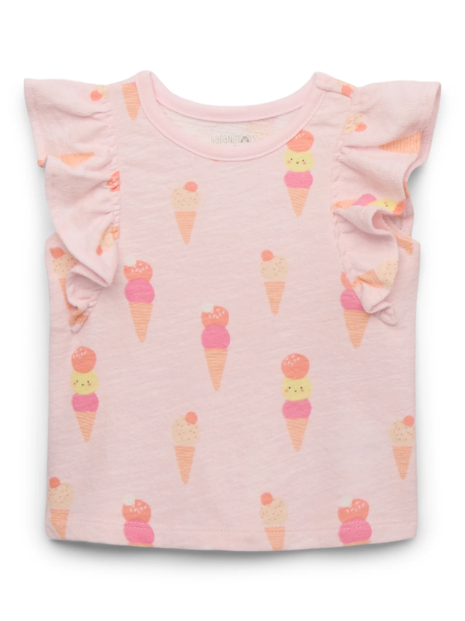 Garanimals Baby Girls Print Flutter Tank Top, Sizes 0M-24M | Walmart (US)