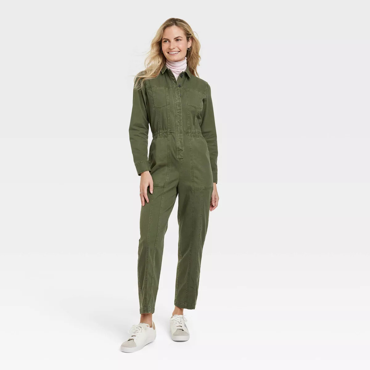 Women's Button-Front Coveralls - Universal Thread™ | Target