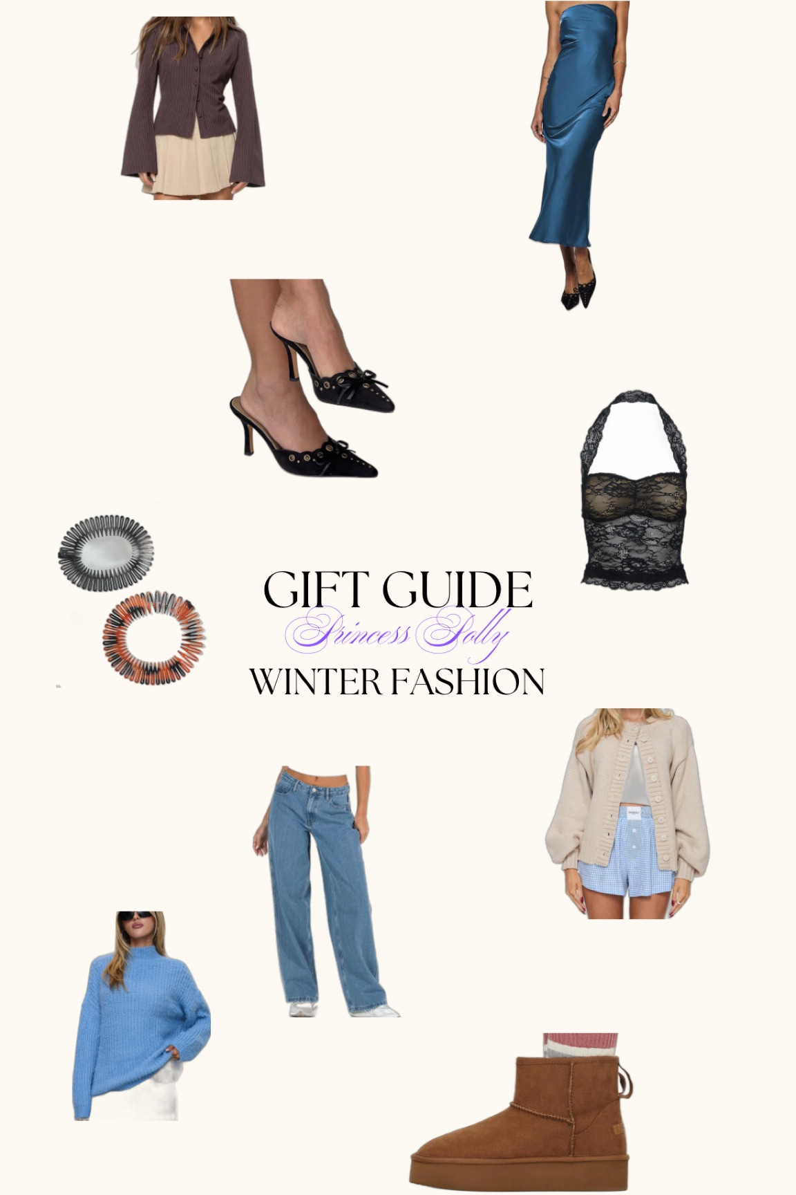 PRINCESS POLLY WINTER FASHION 

#LTKBeauty #LTKGiftGuide #LTKHoliday