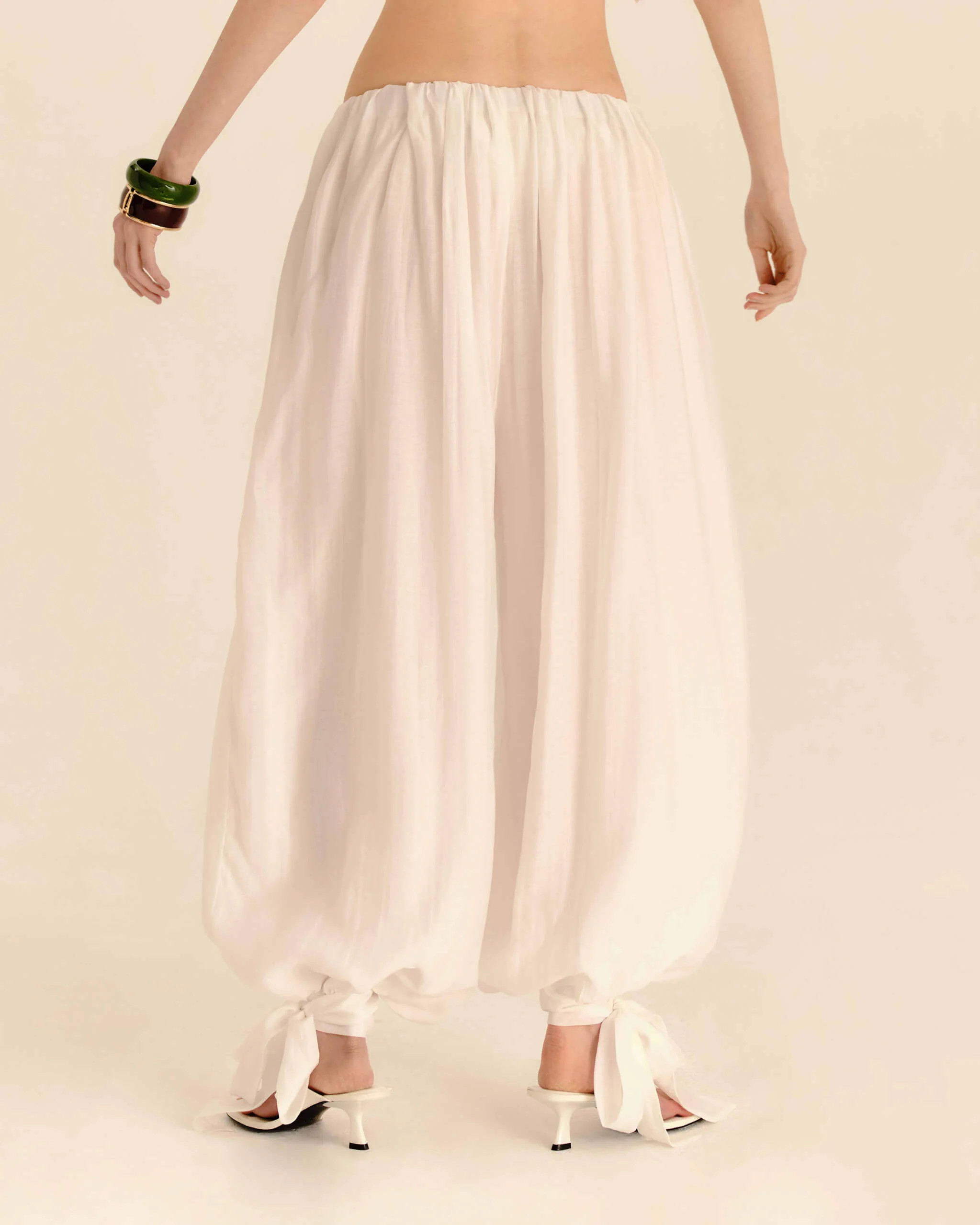Balloon Trousers - Ivory Cream | Leny Clo (Global)