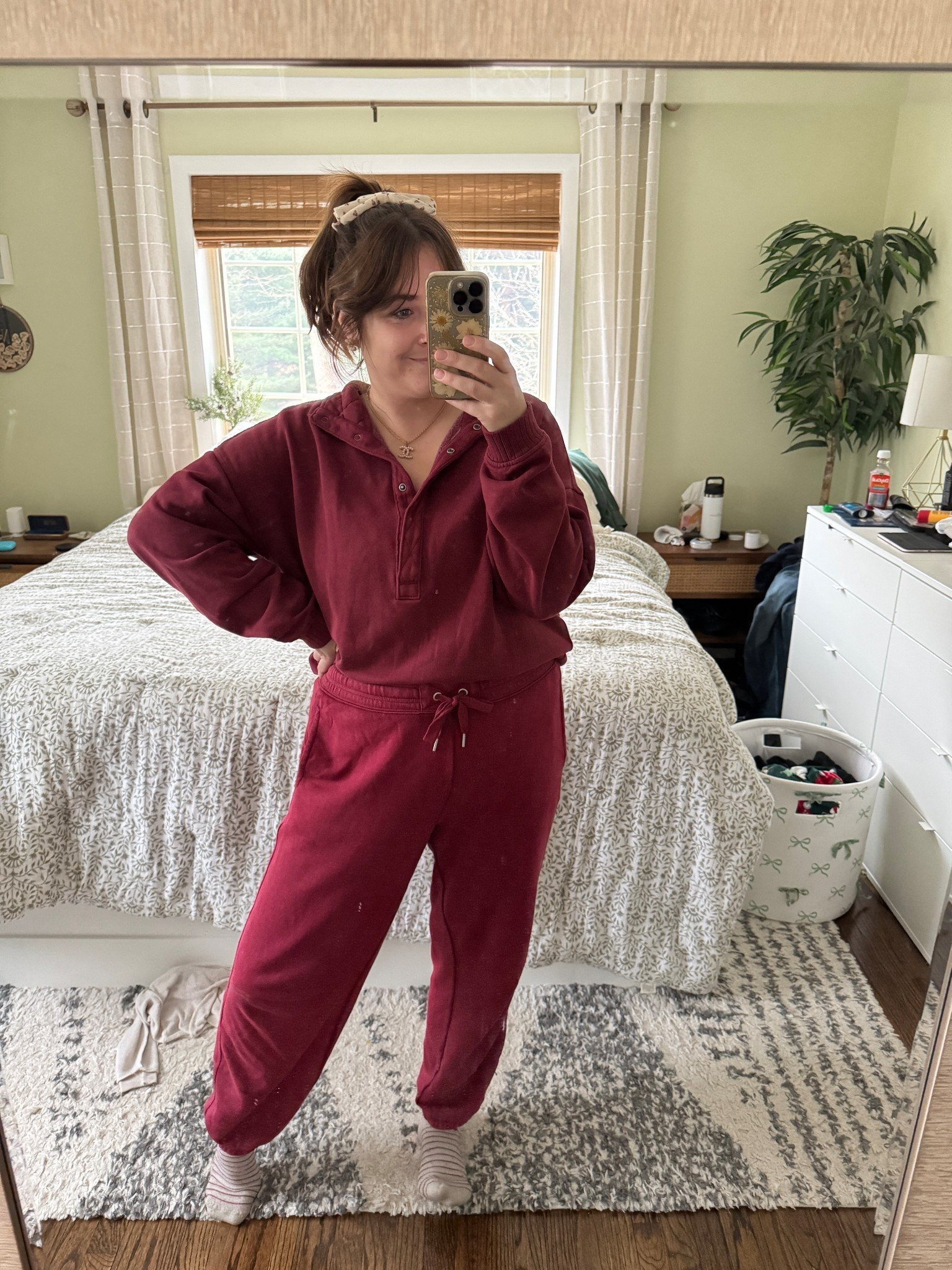 25% off this quarter zip fleece and sweatpants from aerie!! My favorite monochrome cozy outfit.

Perfect for a travel outfit, errands outfit, or just a great loungewear outfit.

Size down in the quarter zip and joggers 

#LTKootd #LTKSeasonal #LTKSaleAlert