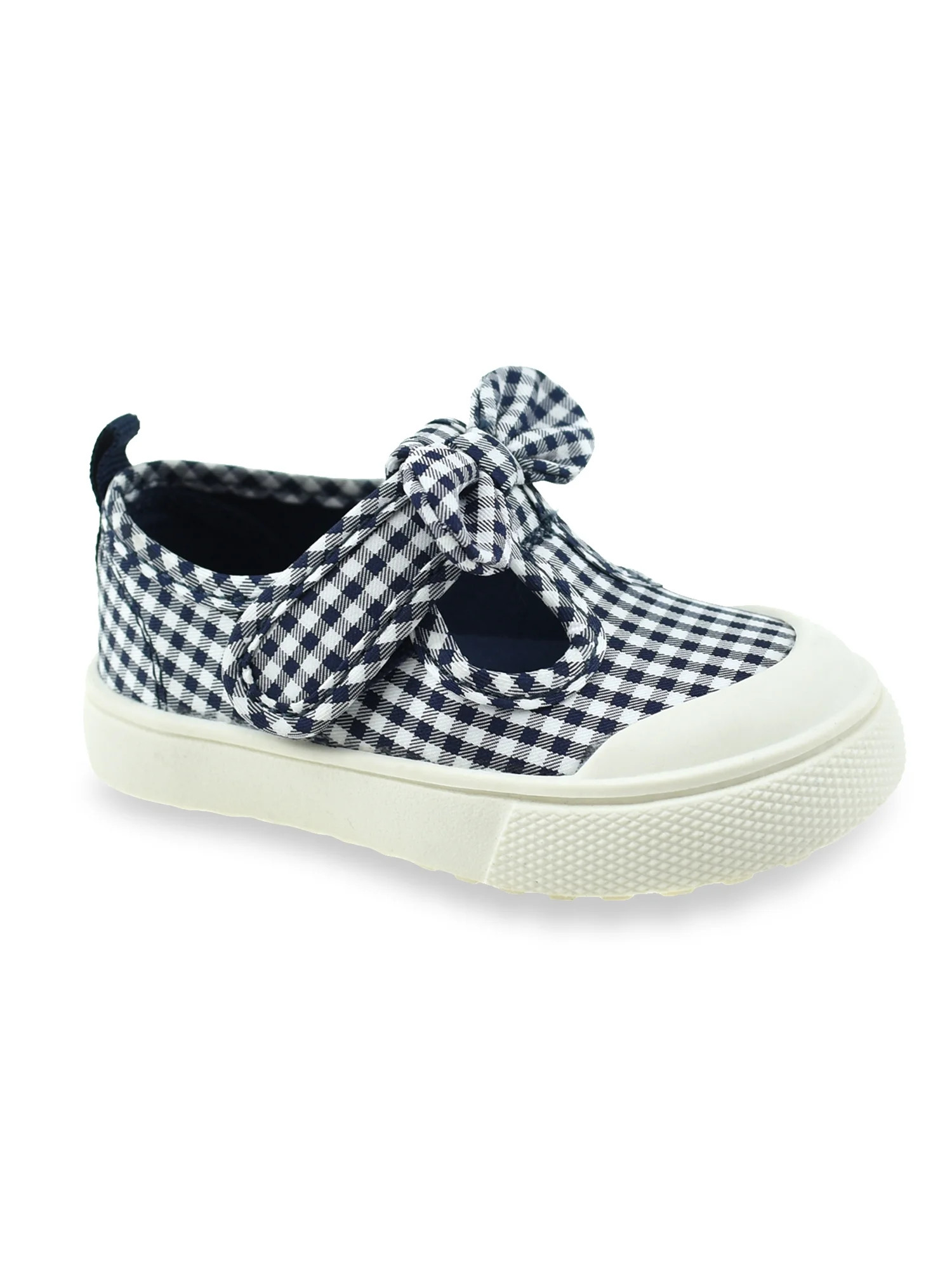 Wonder Nation Baby Girls Casual T-Strap Shoe | Walmart (US)