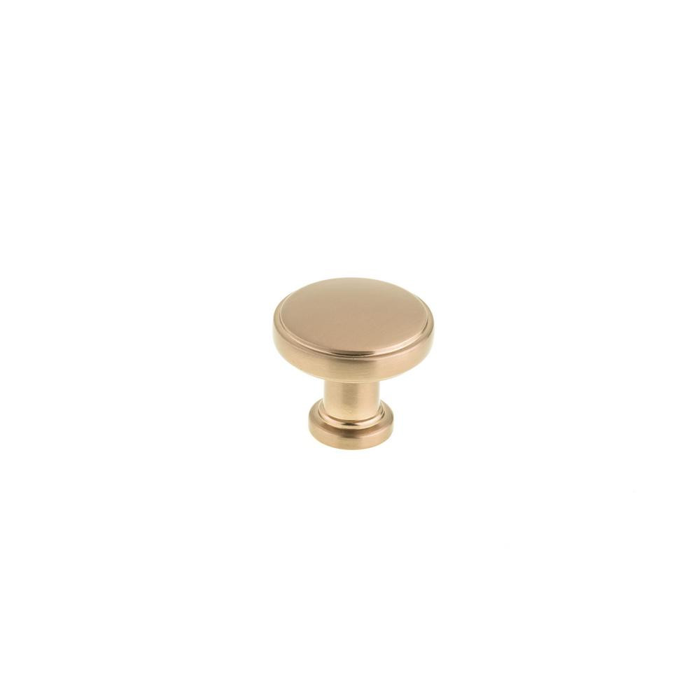 Richelieu Hardware 1-5/16 in. (34 mm) Champagne Bronze Contemporary Metal Cabinet Knob | The Home Depot