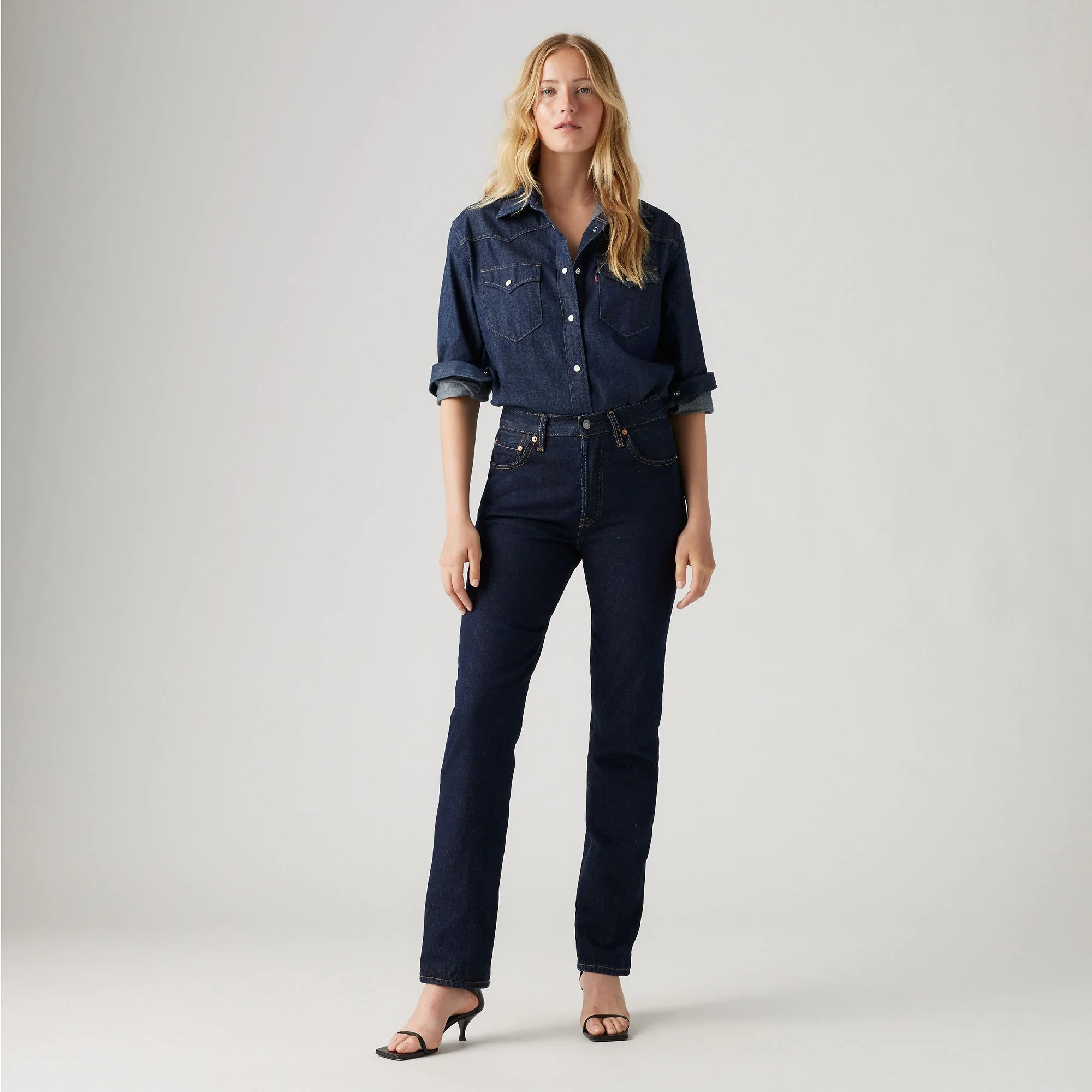 Levi's® Women's 501® Original Jeans In Dark Indigo Flat Finish | Levi's AU