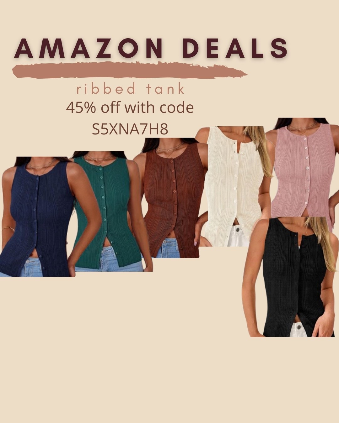 $11 ends 2/19

Amazon fashion
Amazon deals
Ribbed tank


#LTKSaleAlert