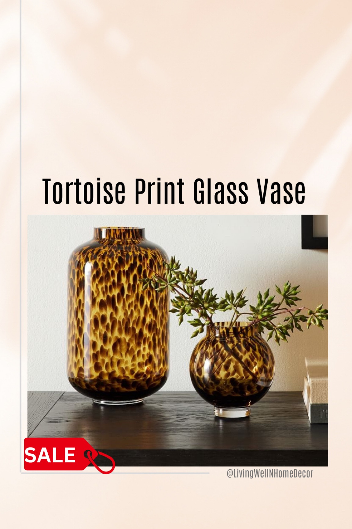 West Elm Tortoise Shell Vase
Comes in various sizes. Animal Print is my love language!
#animalprint 
#tortoise


#LTKfindsunder50 #LTKhome #LTKstyletip