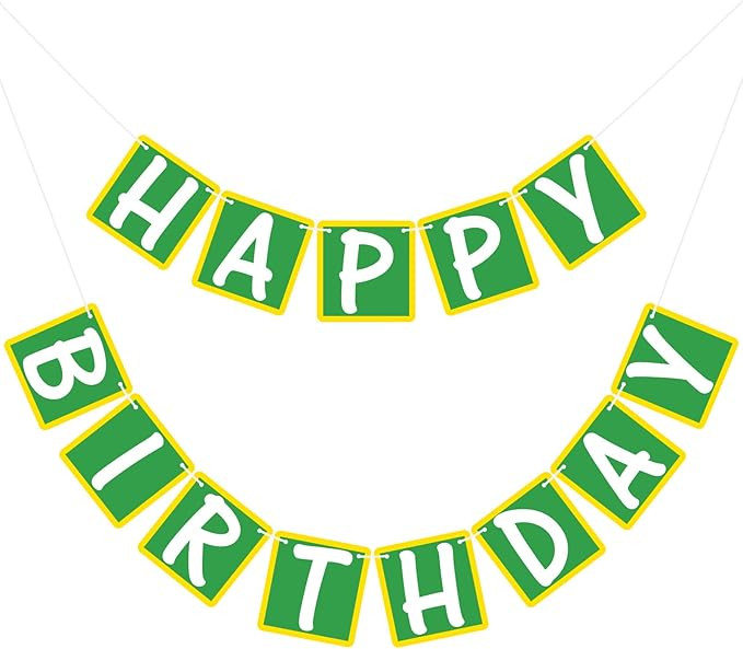 Breling Street Theme Birthday Party Decorations Pre-strung Friend Birthday Banner for Cartoon Str... | Amazon (US)