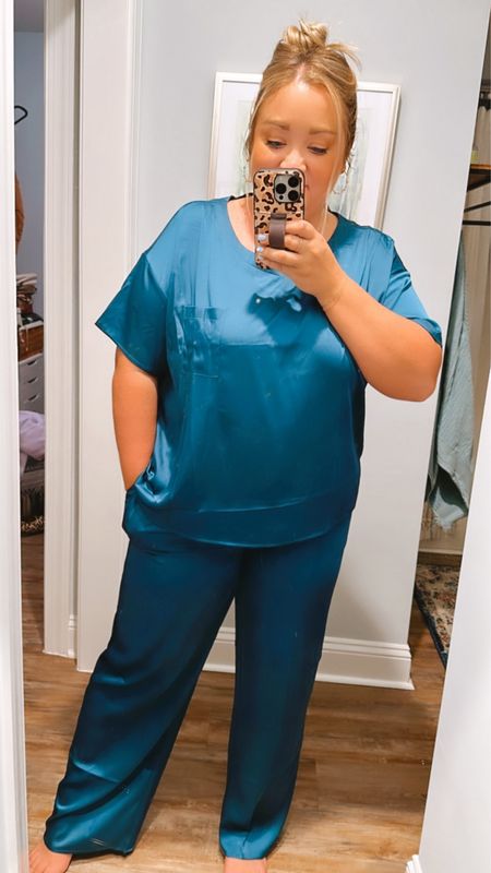 These silky pajamas are so cozy and on sale right now! They fit TTS! #amazon #amazonfashion

#LTKFind #LTKunder50 #LTKSale