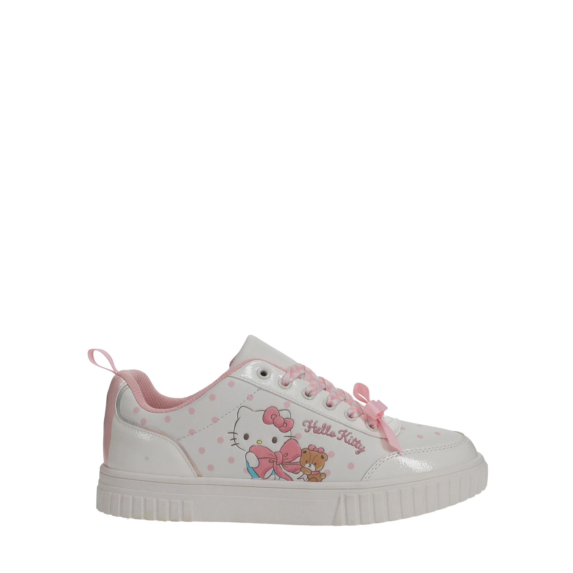 Hello Kitty & Friends By Sanrio Women's Black Casual Court Sneakers | Walmart (US)