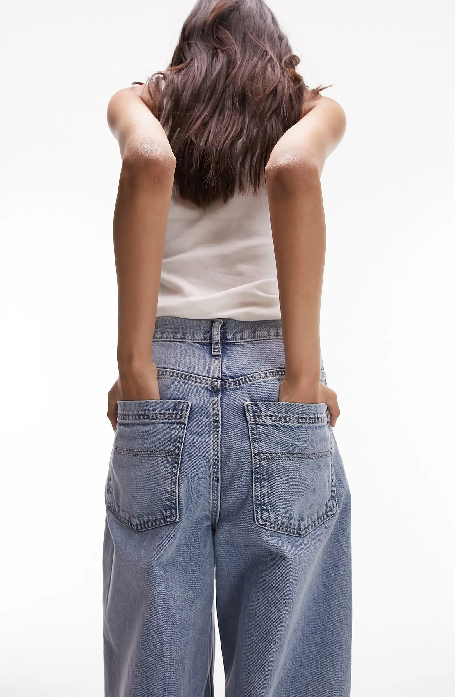 Baggy Wide Leg Nonstretch Jeans | Nordstrom