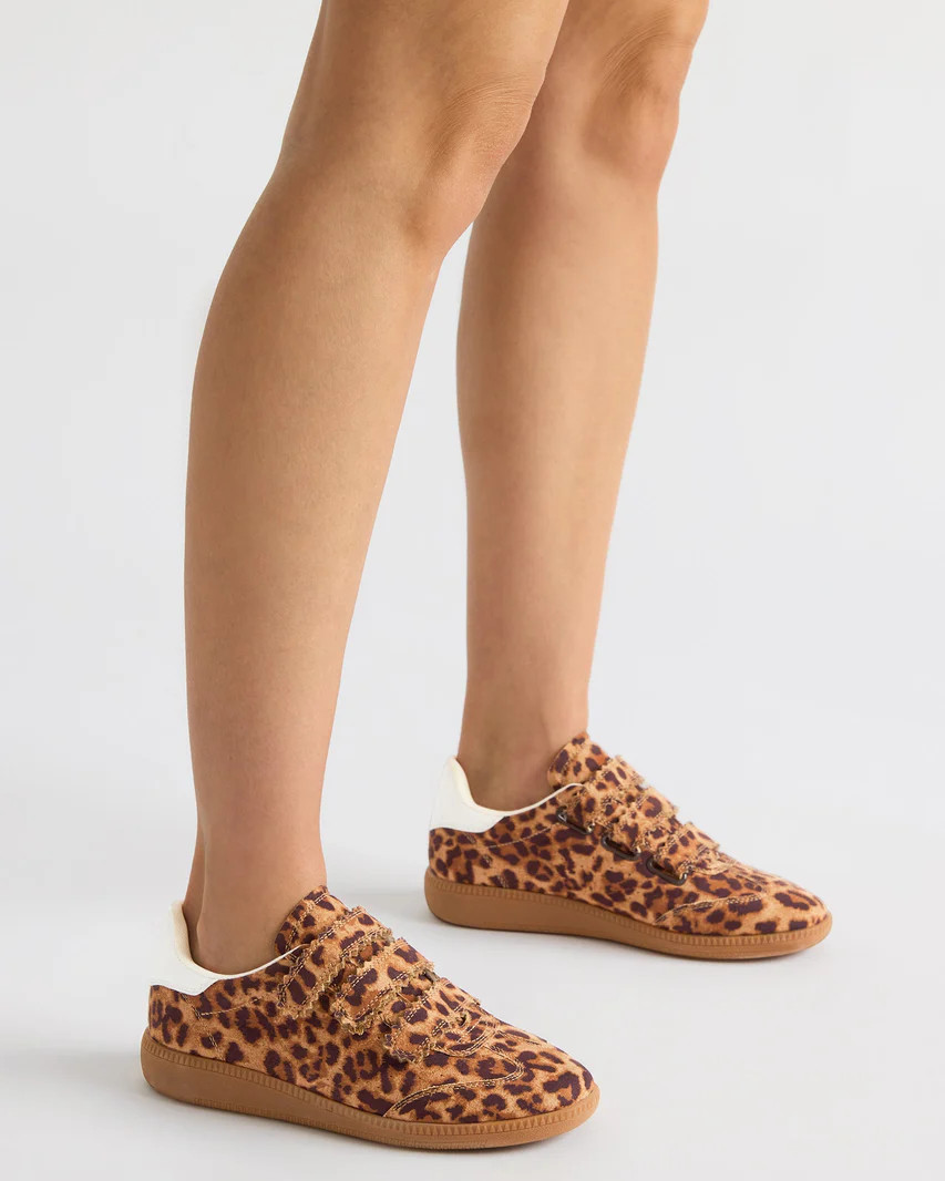 MOMENTUM Leopard Velcro Low-Top Women's Sneakers | Steve Madden (US)