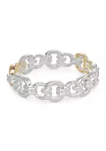 Napier Silver Tone Knots Stretch Bracelet | Belk