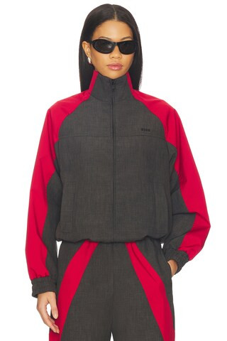 MSGM Track Jacket in Iron from Revolve.com | Revolve Clothing (Global)