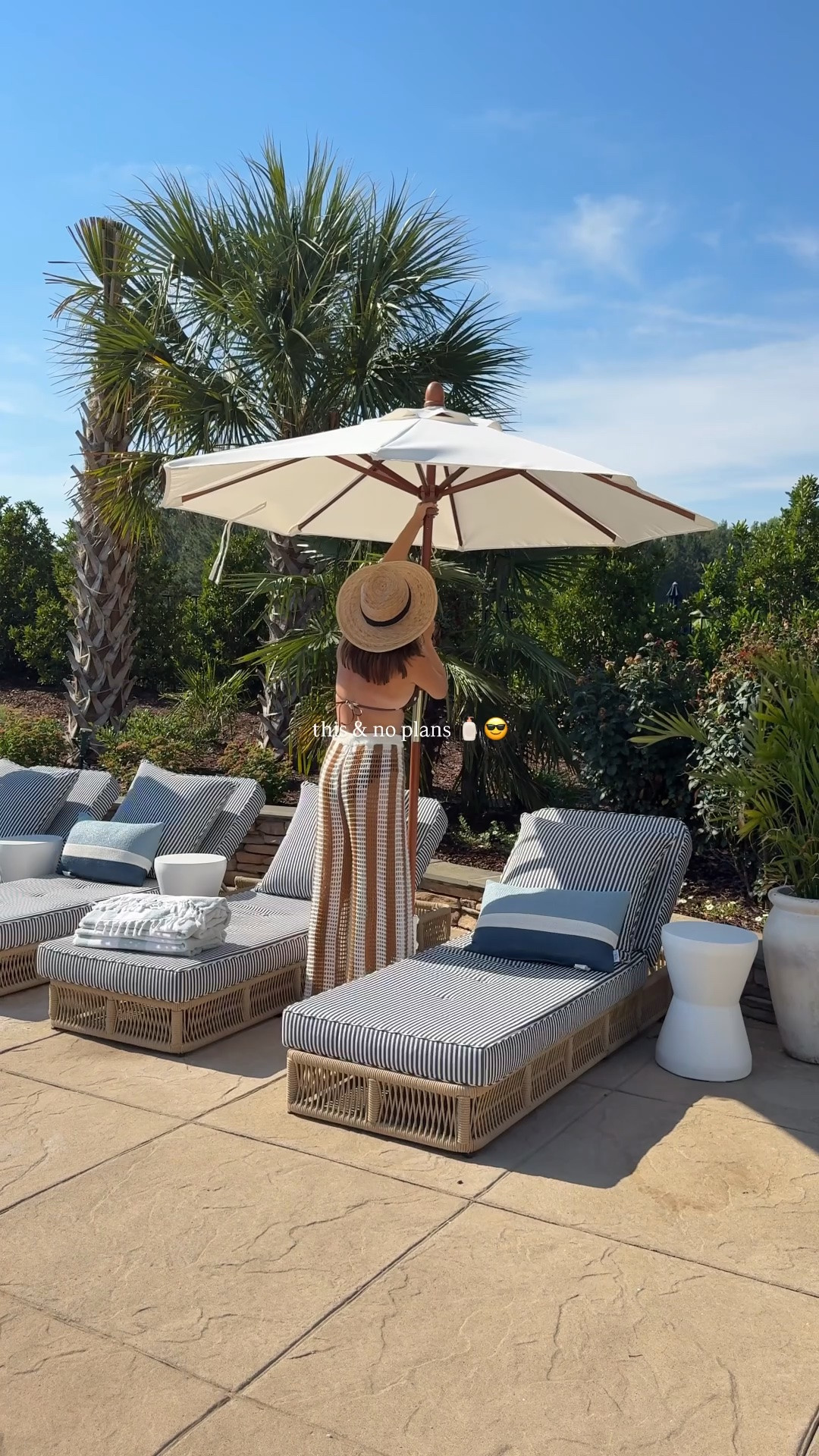 big on the: no plans ☀️ #sundaymood

#outdoorliving #backyarddesign #outdoorfurniture #summer

#LTKHome #LTKSeasonal