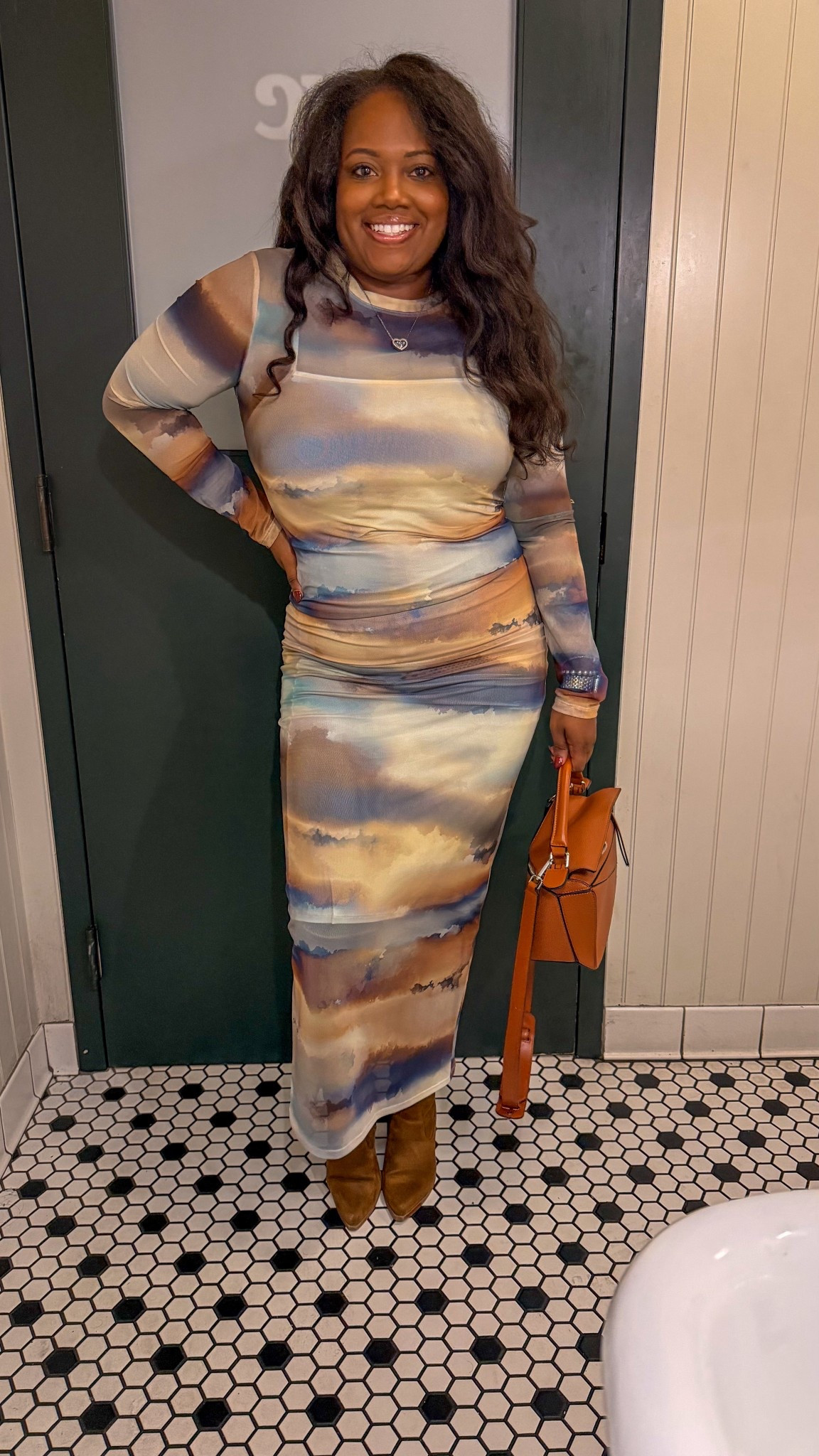 Friday night in the city ✨ Dinner + a play called for a soft glam moment — this watercolor mesh dress from Express paired perfectly with my Marc Fisher suede boots and cognac bag. Effortless, elevated, and just the right touch of cozy chic for date night. 💫


#DateNightStyle #ExpressDress #MarcFisherBoots #LuxeForLess #AffordableLuxury #SimpliLuxeStyle #SoftGlamLook #OOTNInspo #FallDateNight #IntentionalStyle #AffordableFashionFinds #ChicAndCozy

#LTKootd #LTKHoliday #LTKOver40