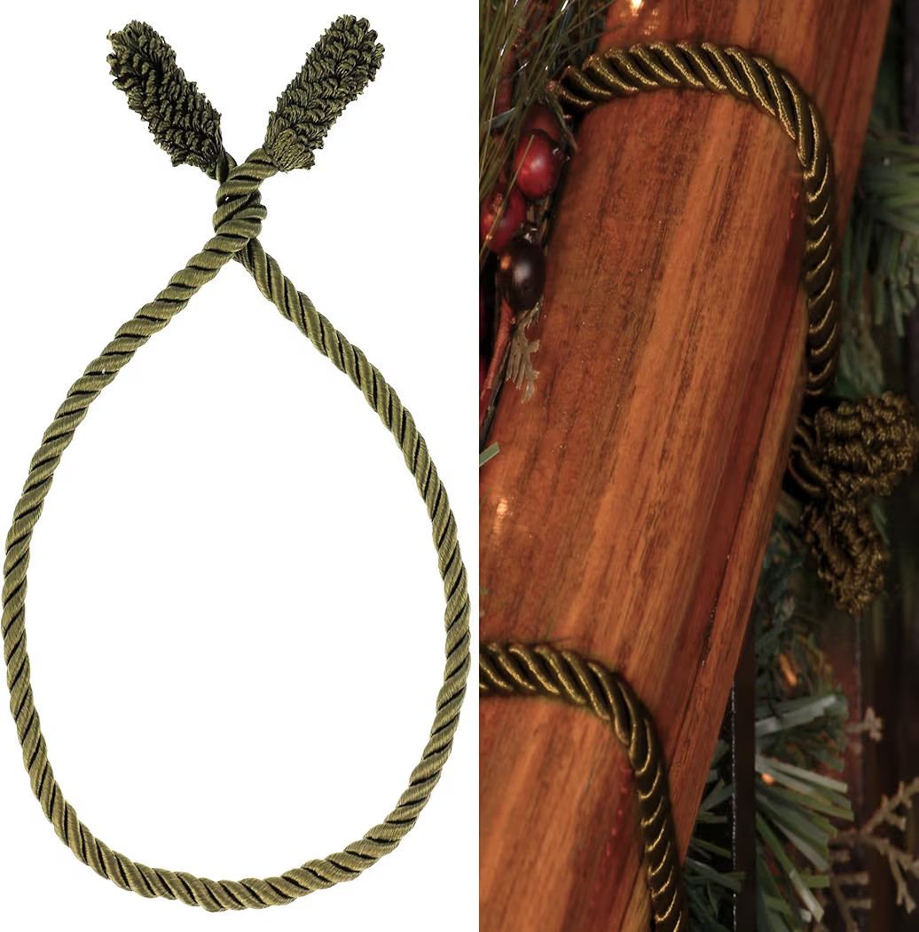 Haute Decor Decorative Garland Twist Ties, 6 Pack, 20 inches (Olive Green) - Hang Garland, Lights... | Amazon (US)