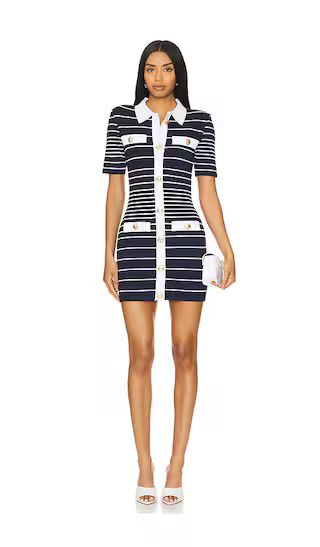 Kiersten Dress in Navy/white | Work Outfit | Work Dress | Work Wear Style  | Revolve Clothing (Global)