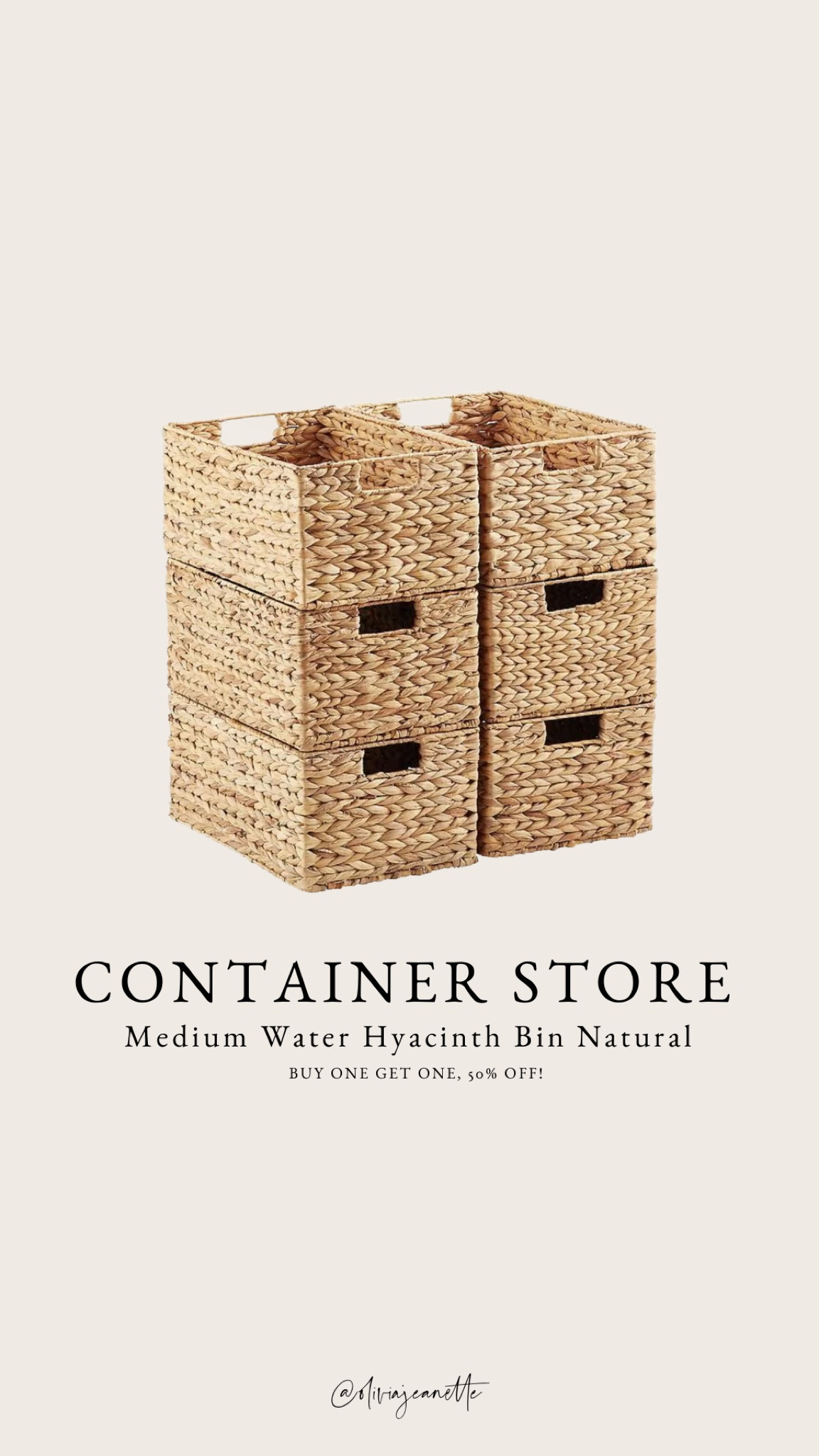Container store is having a BOGO 50% off sale! These are the best baskets to have sprinkled around our home for keeping this organized  
