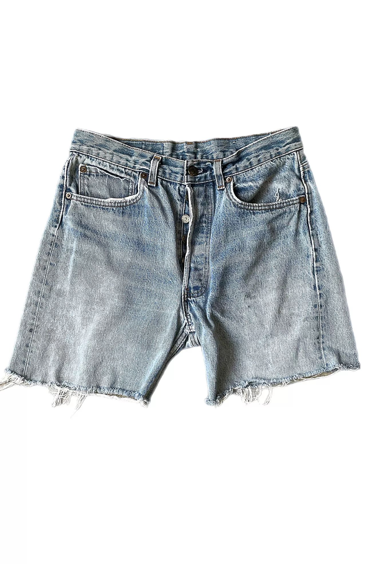 Vintage Levi's 501 Cutoff Button Fly Shorts Selected By Villains Vintage | Free People (Global - UK&FR Excluded)