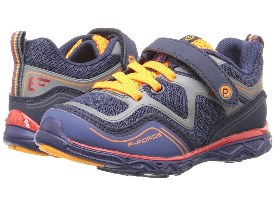 pediped - Force Flex (Toddler/Little Kid) (Navy) Boy's Shoes | Zappos