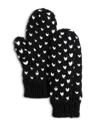 AQUA Heart Mittens - Exclusive  | Bloomingdale's Jewelry & Accessories | Bloomingdale's (US)