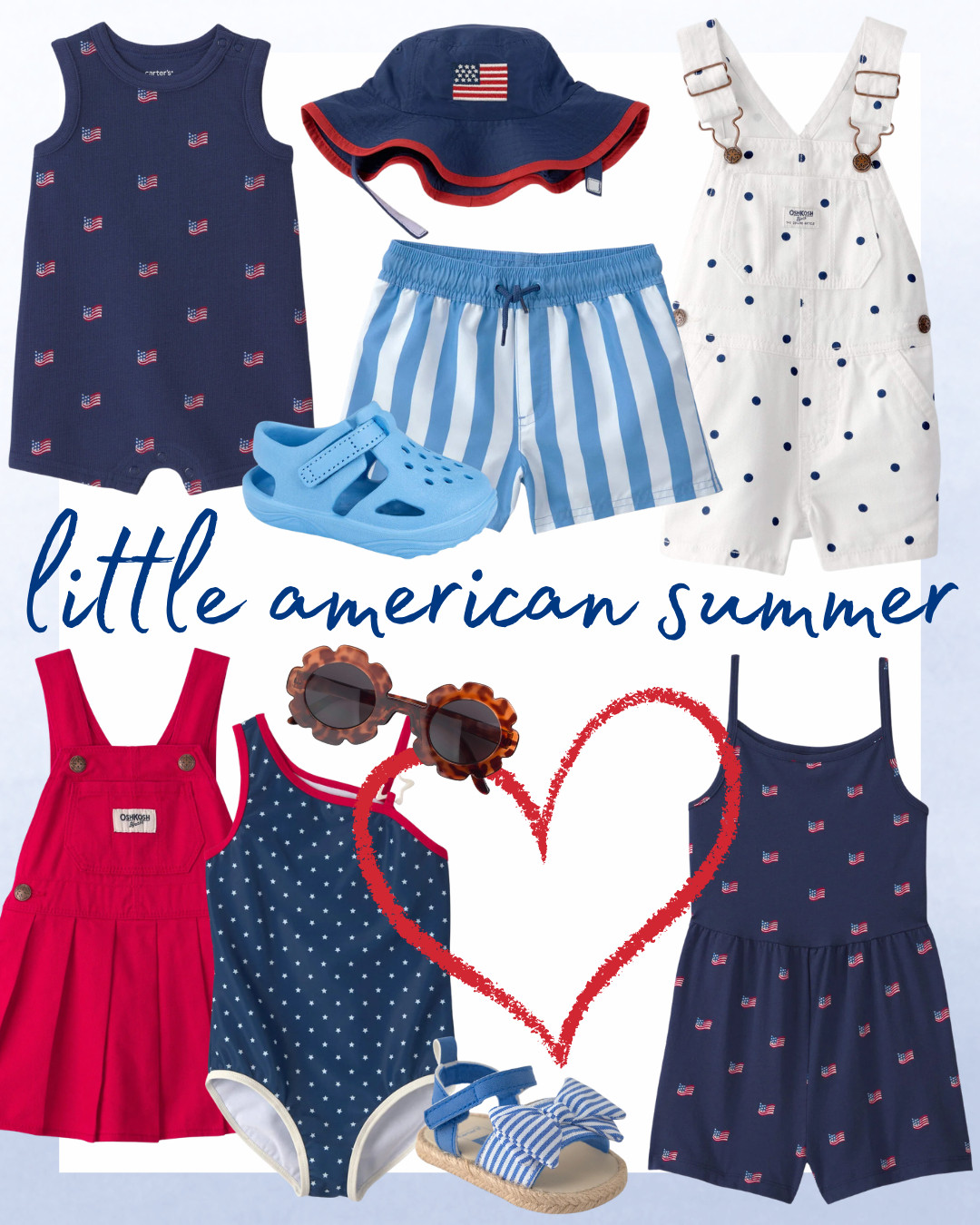 Little American summer favorites for MDW, the 4th, and all season long. @carters #Carters #CartersPartner @oshkoshkids #ad

#LTKSeasonal #LTKBaby #LTKKids