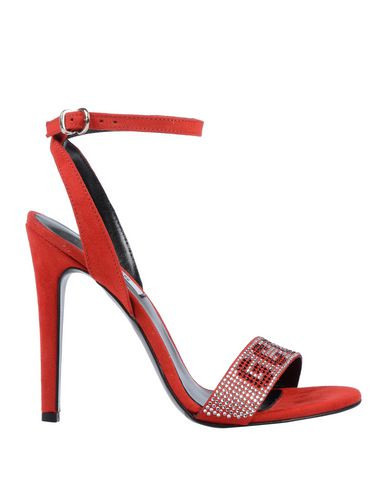Gcds Woman Sandals Red Size 7 Textile fibers | YOOX (US)