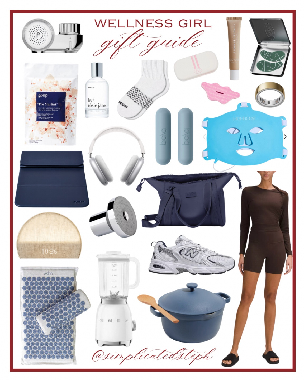 Wellness girl gift guide 

Gifts for her 
Gifts for best friend
Gifts under $100
Gifts for sister 
Clean girl gifts 
Gift guide for her 

#LTKHoliday #LTKSeasonal #LTKGiftGuide