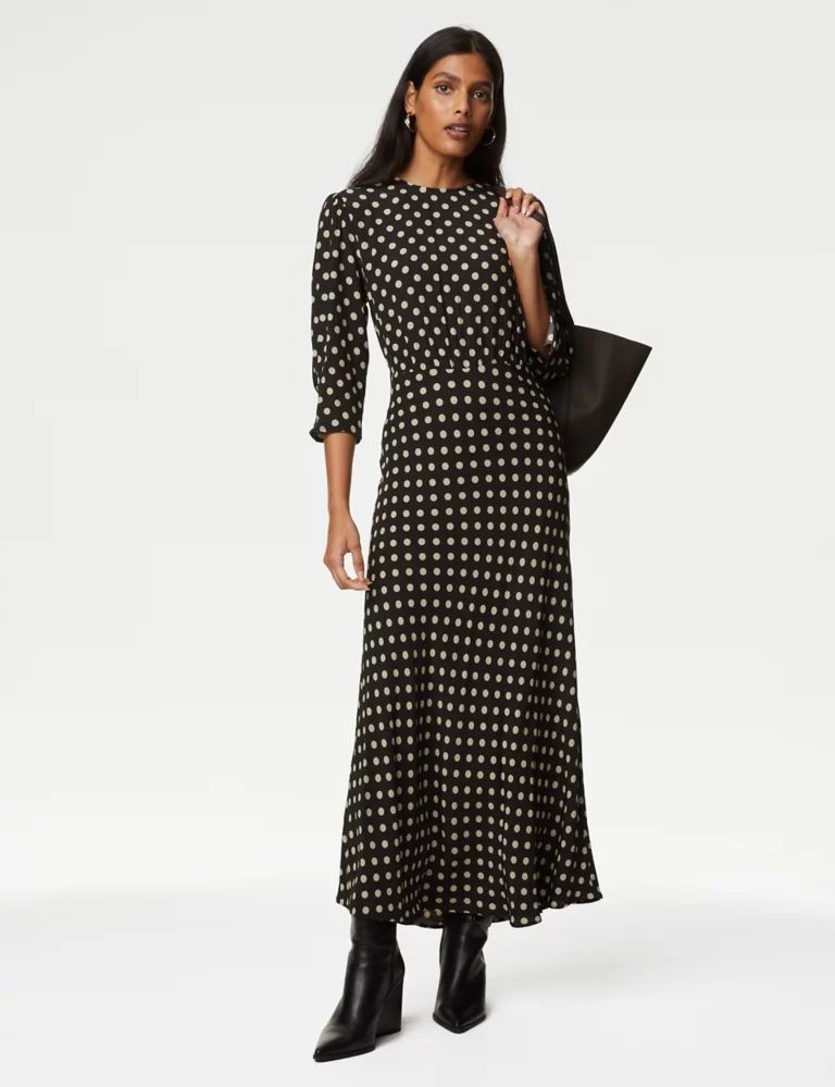 Spot Print Midaxi Tea Dress | Marks & Spencer (UK)