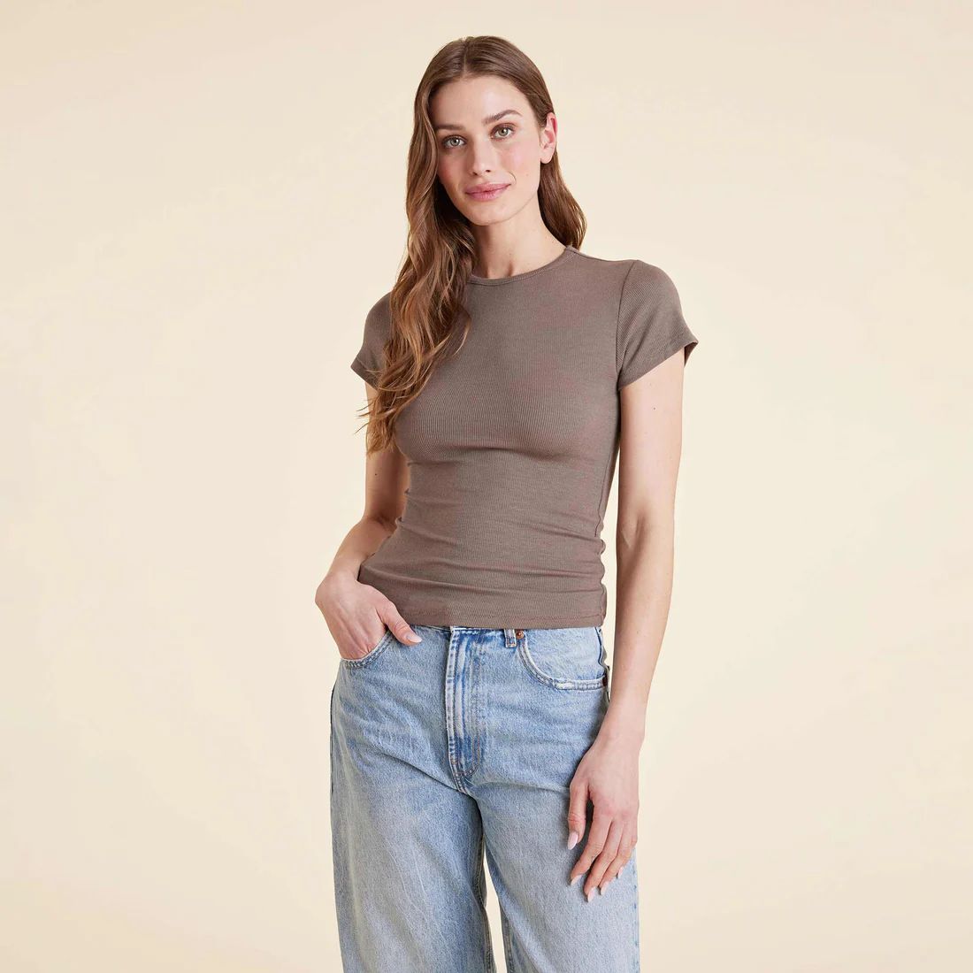 Slinky Rib Tee | Nuuds US