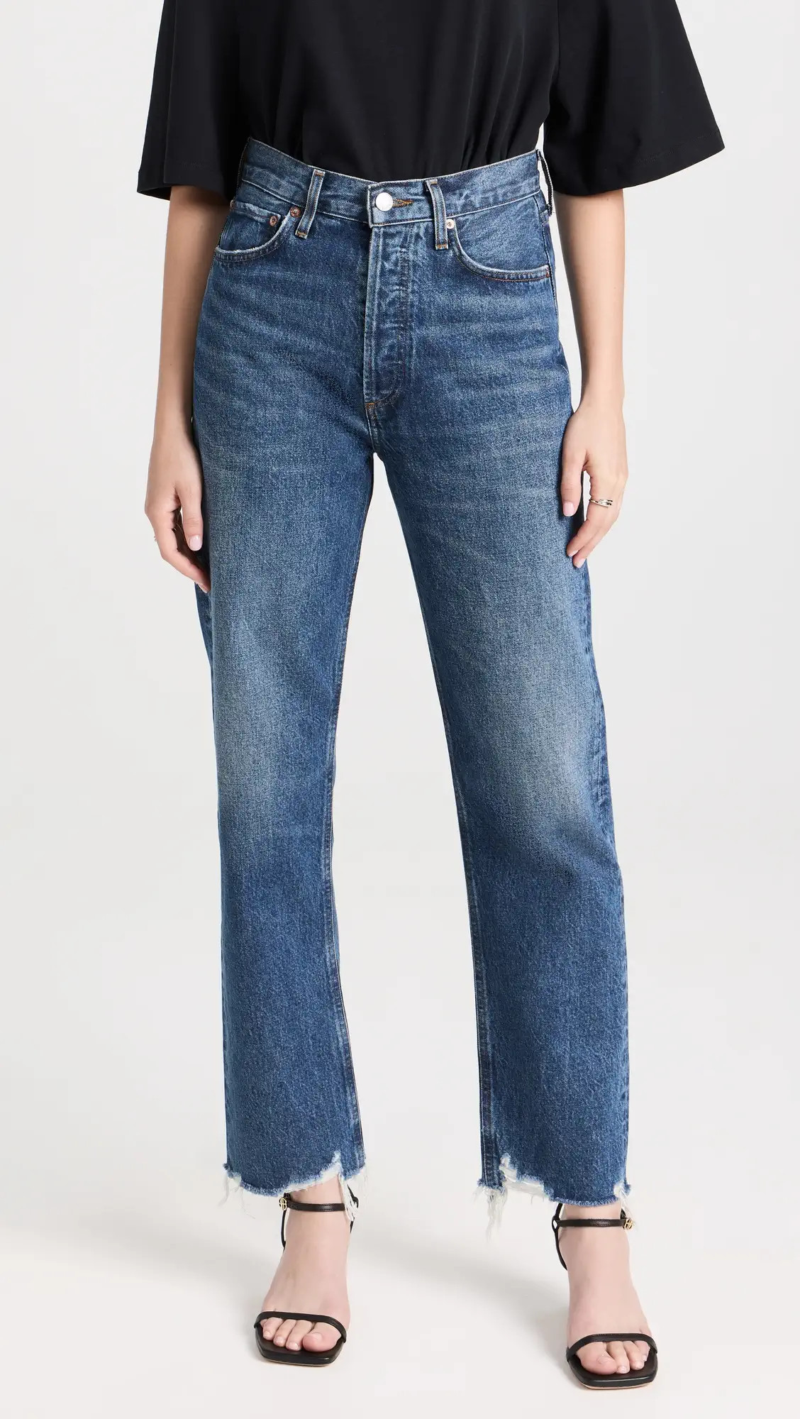AGOLDE 90's Pinch Waist High Rise Straight Jeans | Shopbop | Shopbop