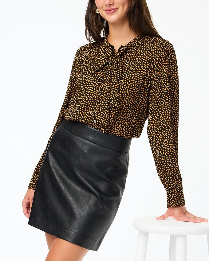 Tie-neck bow blouse | J.Crew Factory