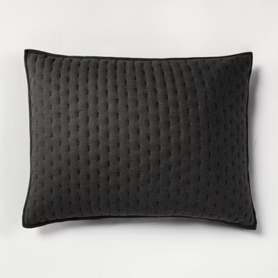 Cashmere Blend Quilted Pillow Sham - Casaluna™ | Target