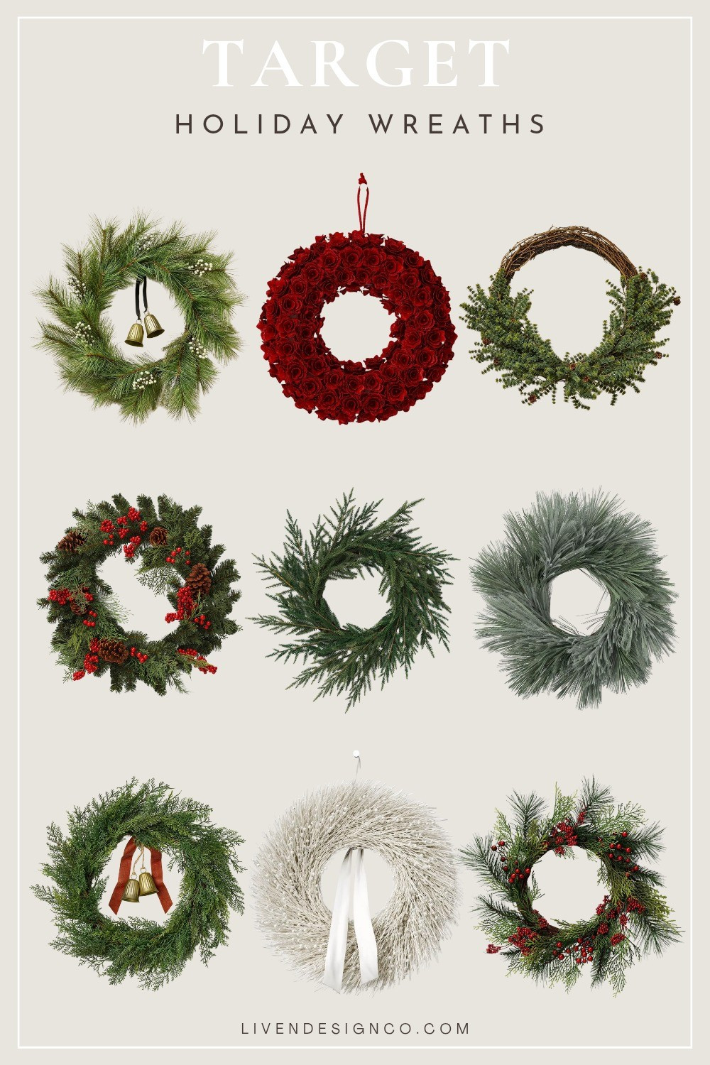 Target holiday wreath. Christmas wreath. Front door. Holiday decor 

#LTKHoliday #LTKSeasonal #LTKHome