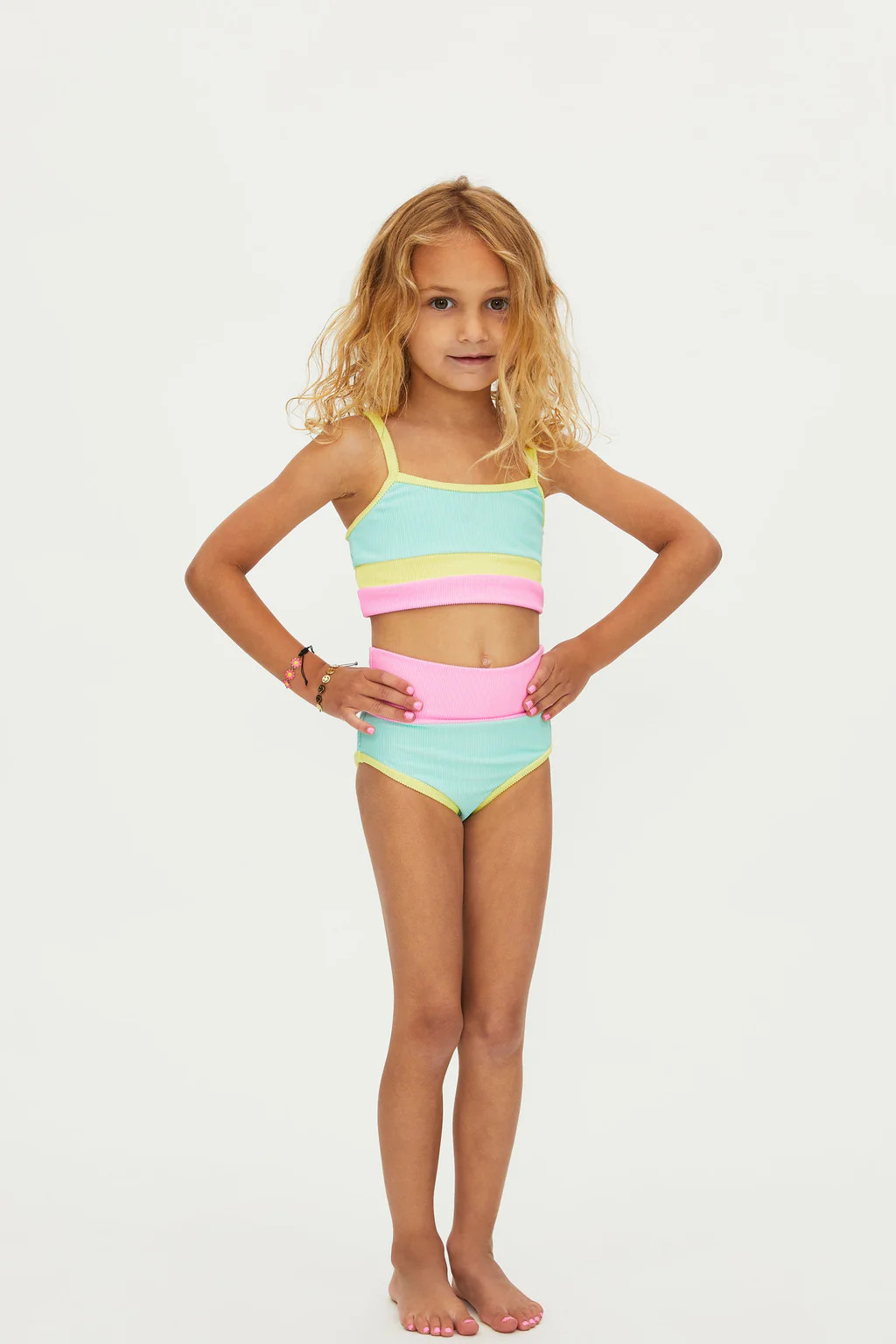 Little Eva Top and Emmie Bottom Pastel Macaron | Beach Riot
