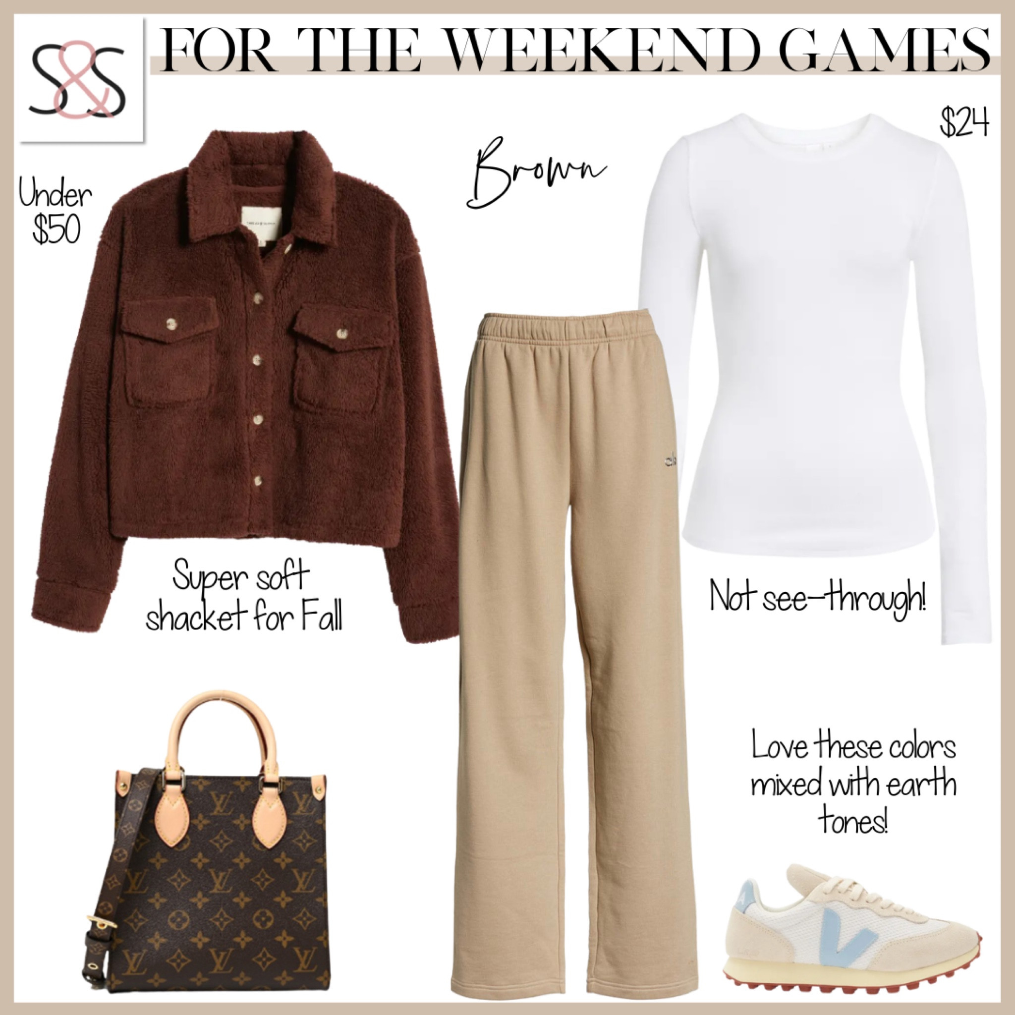 Fall Athleisure with wide leg sweatpants and a shirt jacket 

#LTKunder100 #LTKfit #LTKSeasonal