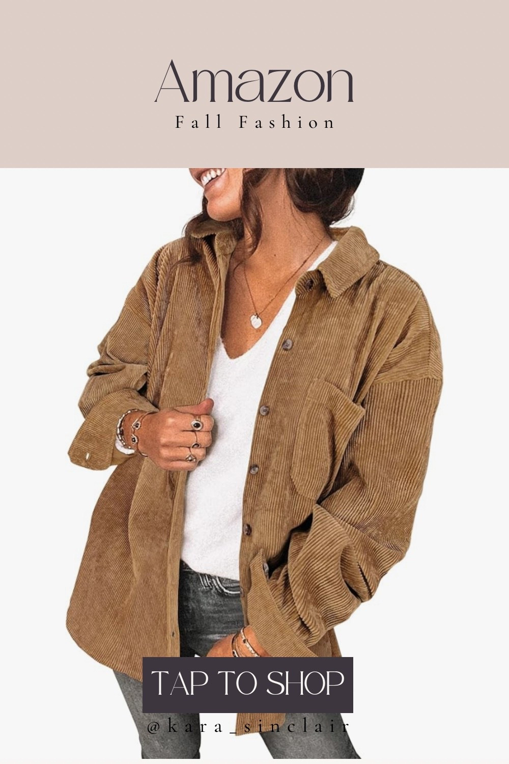 Corduroy Shirt Long Sleeve Oversized Button Up shacket. Loving this look for fall 

#LTKStyleTip #LTKSeasonal #LTKMidsize