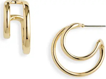 Nordstrom Demi Fine 23mm Double Hoop Earrings | Nordstrom | Nordstrom
