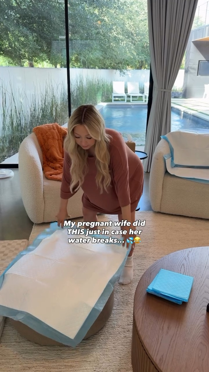 Bringing out the puppy pads in case my water breaks!!! Bug is almost here ❤️❤️

#LTKFamily #LTKBaby #LTKBump