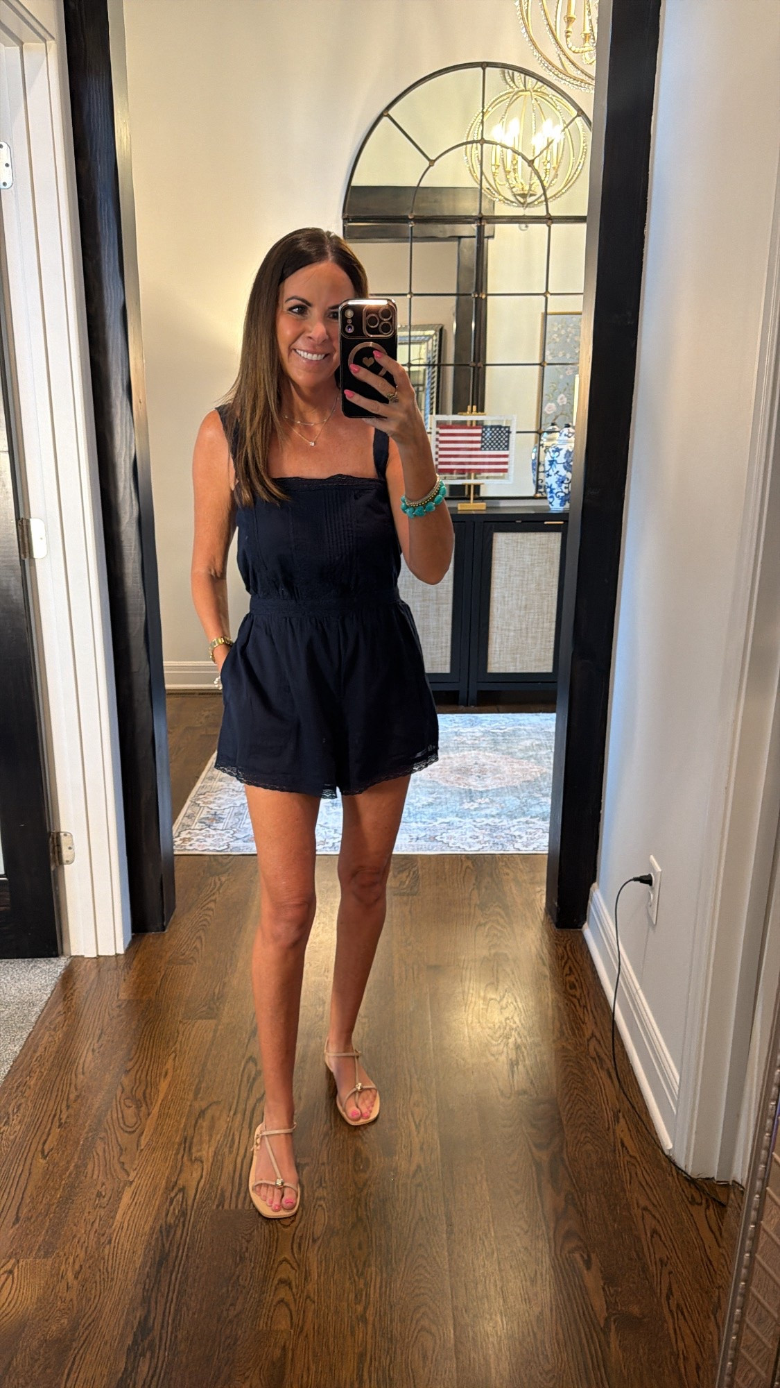 This romper is one of those throw-on-and-go pieces you’ll wear on repeat. It’s flattering, comfortable, and easy to dress up with wedges or keep casual with sneakers or sandals.

Perfect for errands, brunch, date night, or vacation…it’s one of those pieces that makes getting dressed so easy.

Everything is linked in my LTK! 🤍

#LTKootd #LTKOver40 #LTKSaleAlert