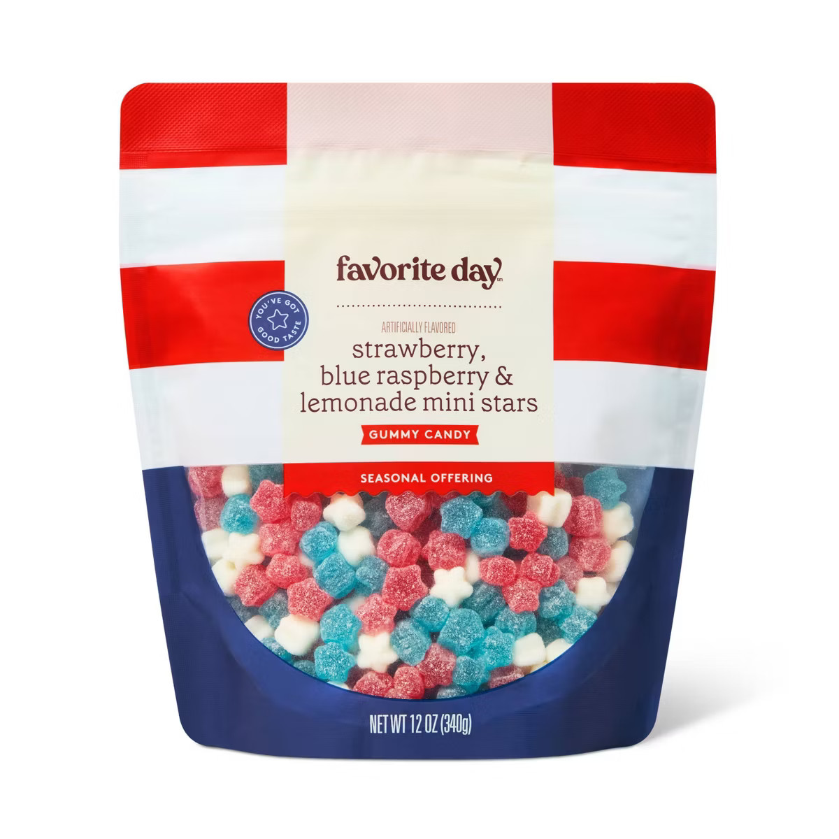 Mixed Berry Lemonade Mini Stars Gummy Candy - 12oz - Favorite Day™ | Target
