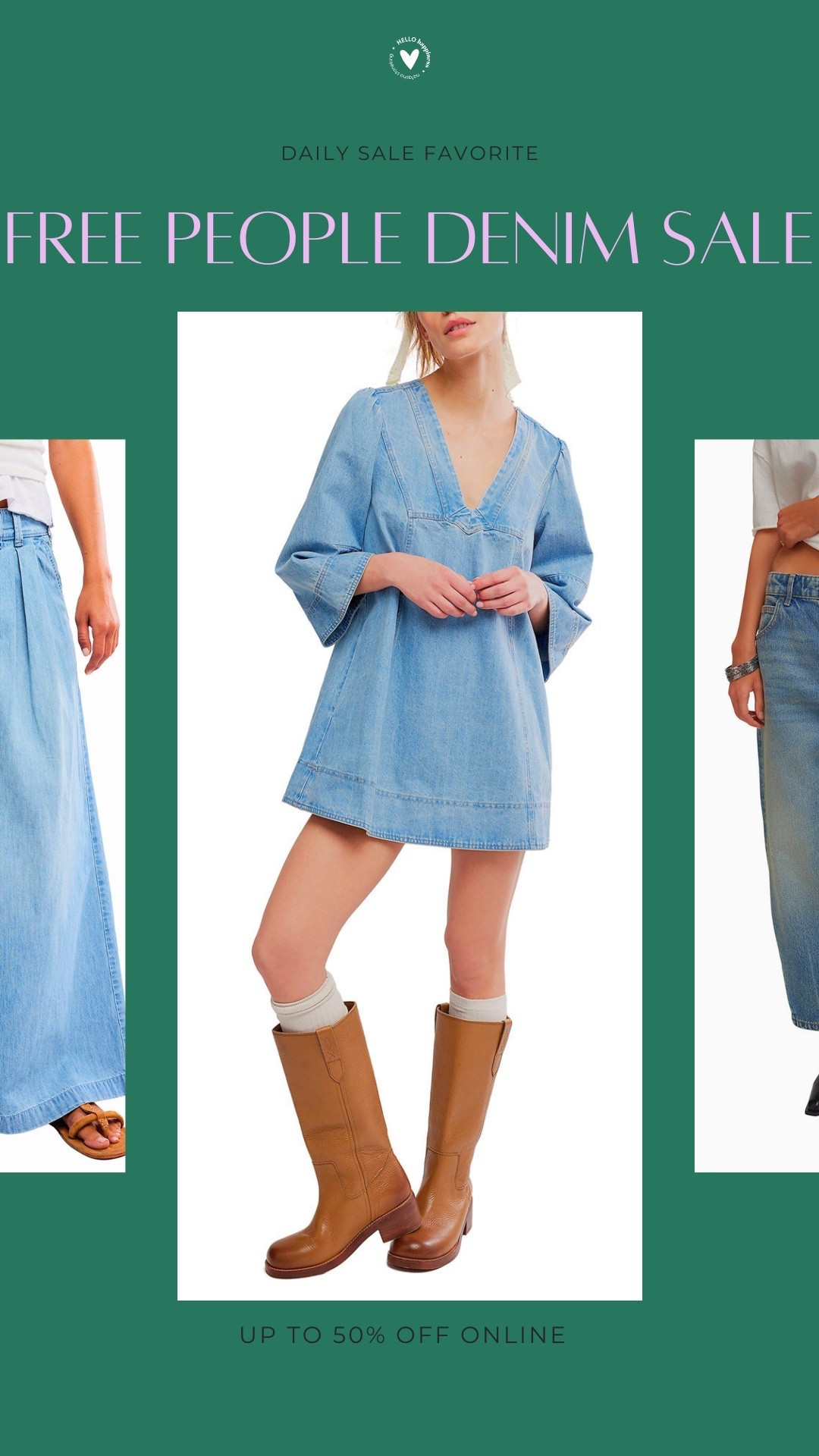 free people denim sale at @Belk •

#LTKSaleAlert