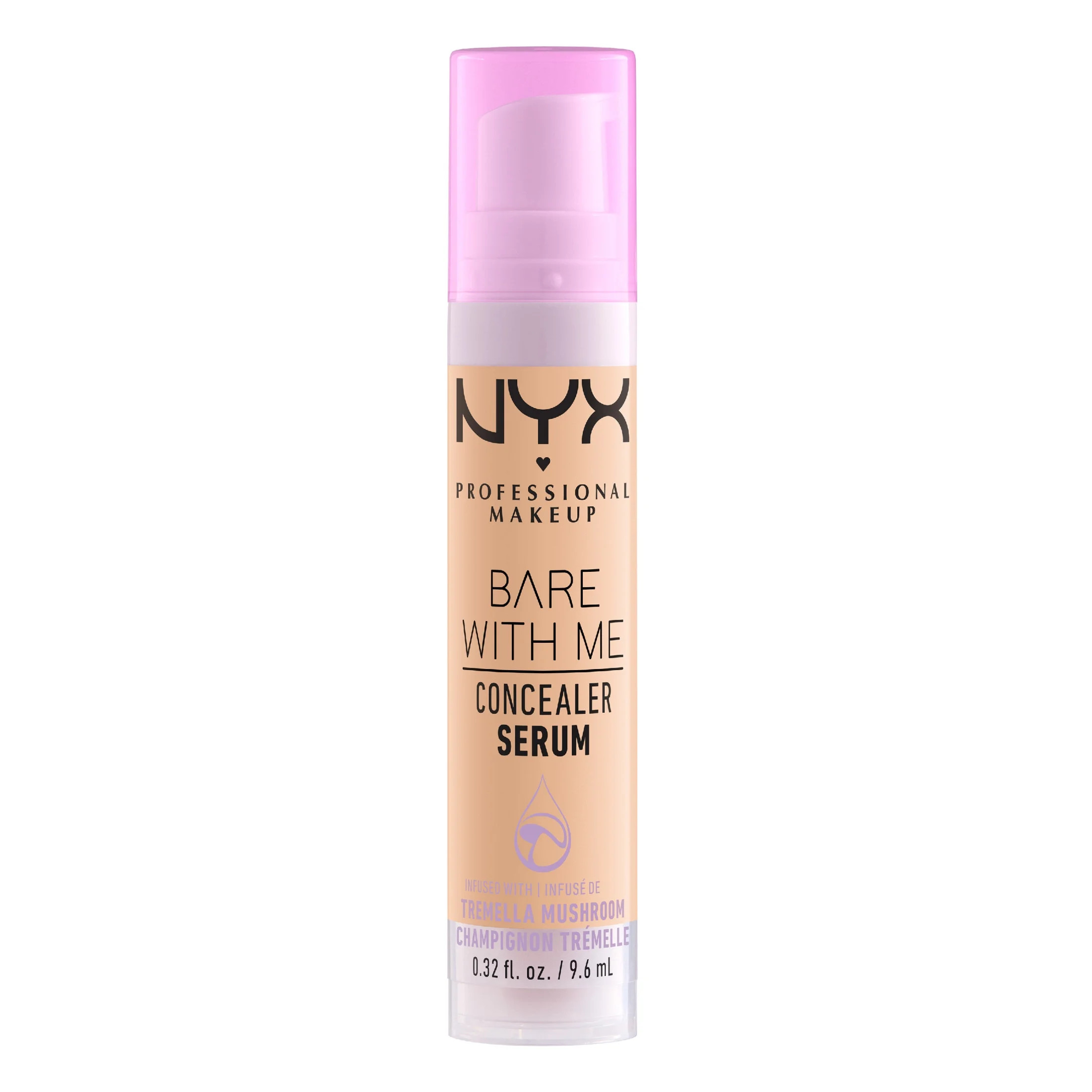 NYX Professional Makeup Bare With Me Concealer Serum, Medium Coverage, Beige, 0.32 fl oz | Walmart (US)
