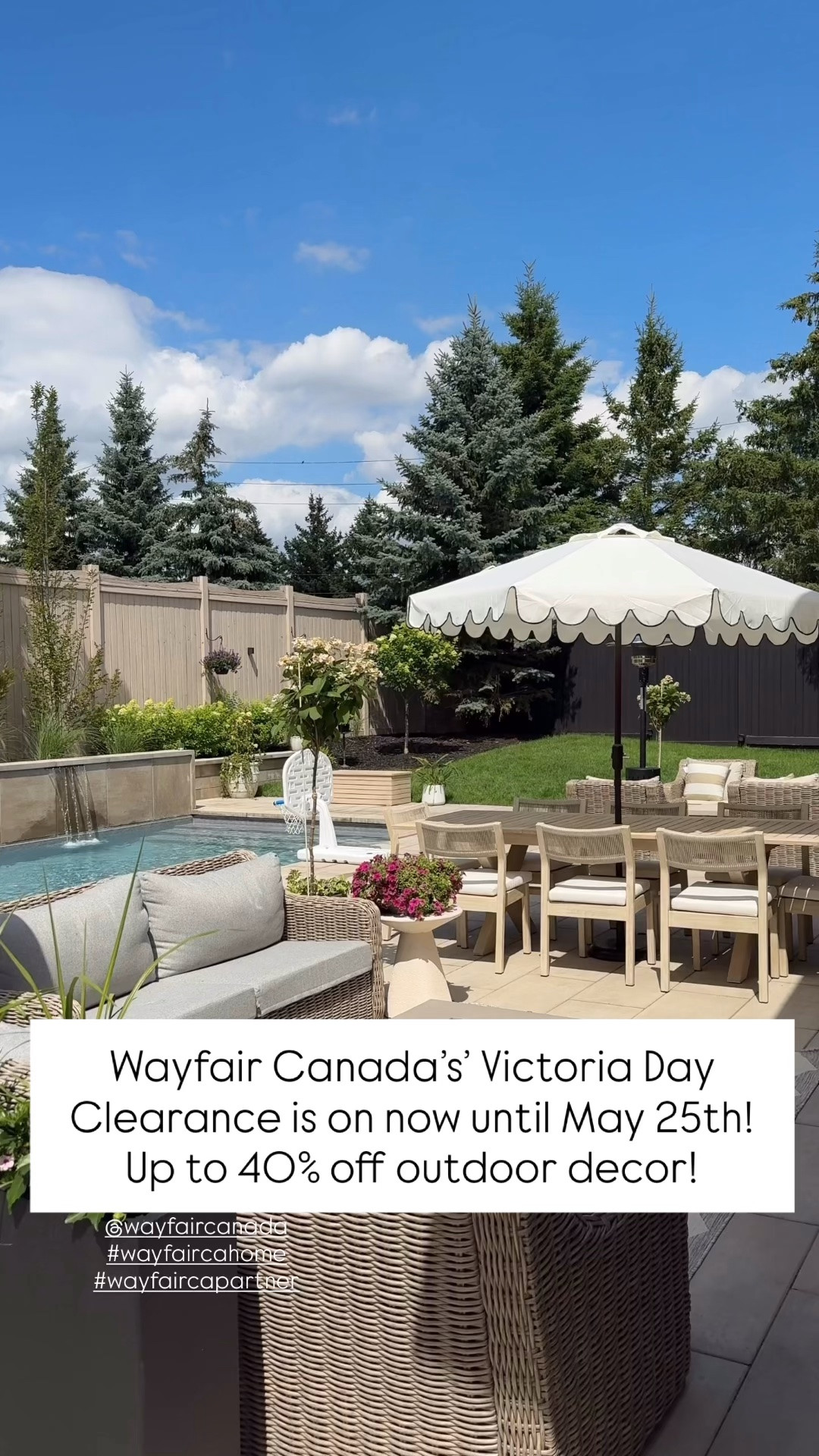 @wayfaircanada Victoria Day Clearance is on now until May 25th! All our faves are up to 70% off sitewide!! 

#wayfaircapartner #wayfaircahome

#LTKcanada #LTKsale