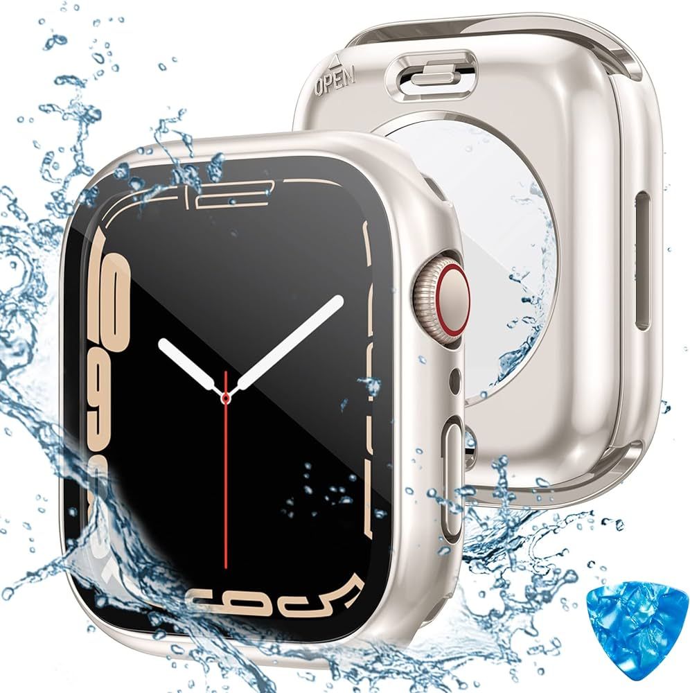Tensea (2 in 1) for Waterproof Apple Watch Screen Protector Case Series 9 8 7 41mm Accessories, i... | Amazon (US)